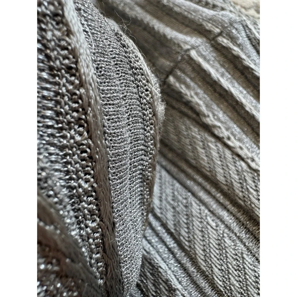 Givenchy - Metallic 4G Cable Knit Maxi Dress‎ Size L - Picture 8 of 16